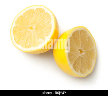 Lemon isolé sur fond blanc Banque D'Images