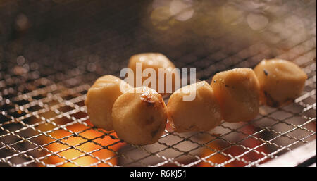 Temps de cuisson pour barbecue, Poisson Ballon Banque D'Images