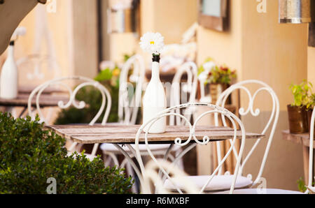 Terrasse en Toscane Banque D'Images