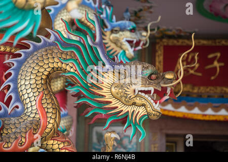 Thaïlande CHONBURI ANG SILA TEMPLE CHINOIS Banque D'Images