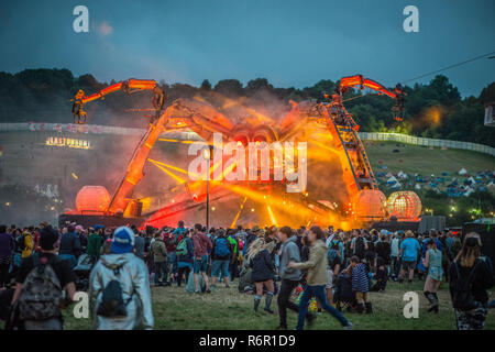 L'Araignée , Arcadia au Glastonbury Festival 22.6.2017 Banque D'Images