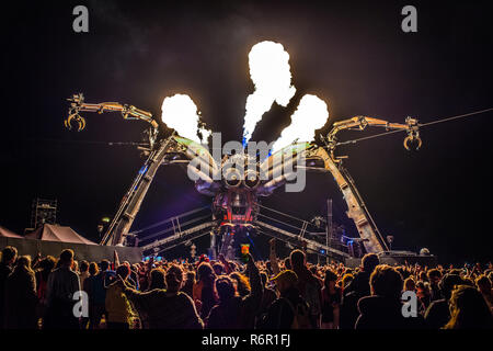 Le Spiper, à l'Arcadia, Glastonbury Festival 22.6.2017 Banque D'Images