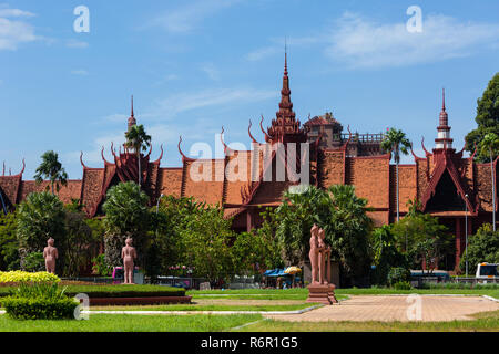 Musée National, Phnom Penh, Cambodge Banque D'Images