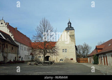 Dans l'egeln wasserburg salzlandkreis en SAXE-ANHALT Banque D'Images