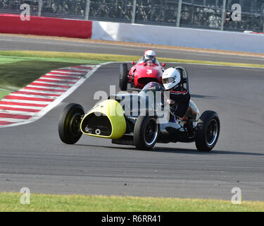 Chris Phillips, Cooper Bristol Mk 2 6/53, trophée du Centenaire de Maserati, HGPCA, Pre 61, voitures de grand Prix, Silverstone Classic 2014, voitures de course classiques Banque D'Images