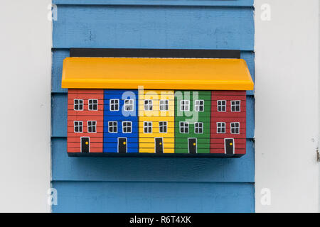 Boîte colorée à St John's (Terre-Neuve) Banque D'Images
