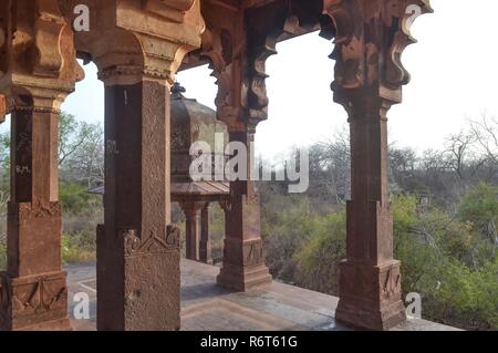 Fort de Ranthambore-UNESCO World Heritage Site, Rajasthan/Inde. Banque D'Images