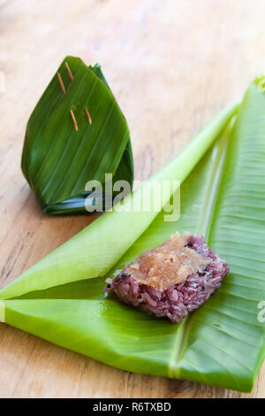 Khao Tom boue - Dessert Thaï. Banque D'Images