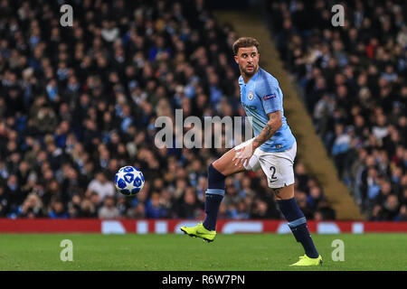 7 novembre 2018, Etihad Stadium, Londres, Angleterre ; Ligue des Champions, Manchester City v Shakhtar Donetsk ; Credit : Mark Cosgrove/News Images Banque D'Images