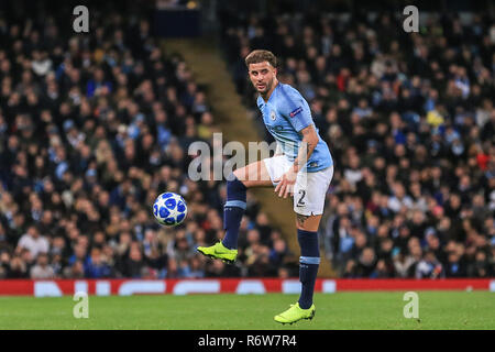 7 novembre 2018, Etihad Stadium, Londres, Angleterre ; Ligue des Champions, Manchester City v Shakhtar Donetsk ; Credit : Mark Cosgrove/News Images Banque D'Images