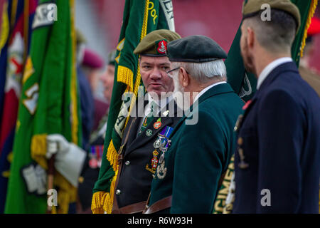 19 novembre 2018, Stade Riverside, Middlesbrough, Angleterre ; Championnat EFL, Middlesbrough v Wigan Athletic : commémoration de l'Armistice : Crédit Craig Milner/News Images images Ligue de football anglais sont soumis à licence DataCo Banque D'Images