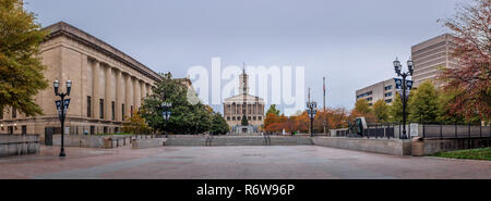 Renaissance grecque 1845-1859 legislative building & de la tombe de l'habitation Le Président James Polk K.. Banque D'Images