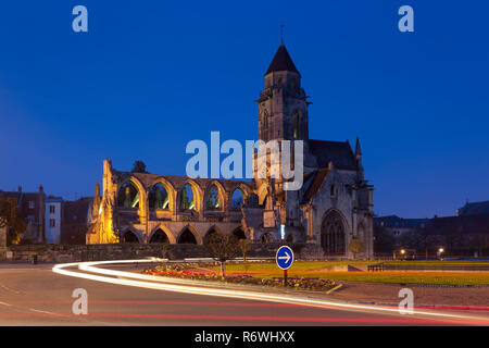 Église du vieux Saint Etienne, Caen, Normandie, France Banque D'Images