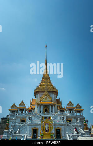 Phra Phuttha Maha Suwana Patimakon, Golden Buddha statue temple Bangkok, Thaïlande. Banque D'Images