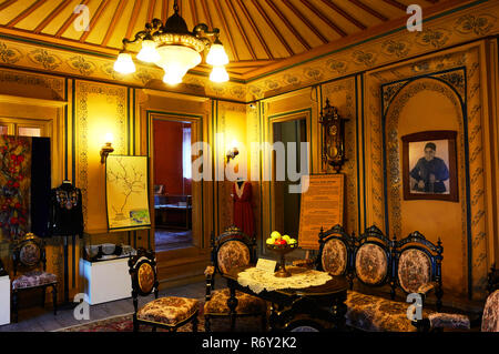 Intérieur de la Maison-musée Hindliyan dans le centre historique de Plovdiv, Bulgarie - capitale de la culture pour 2019 Banque D'Images