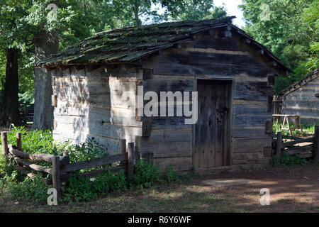 Cabane à Lincoln Boyhood National Memorial Banque D'Images