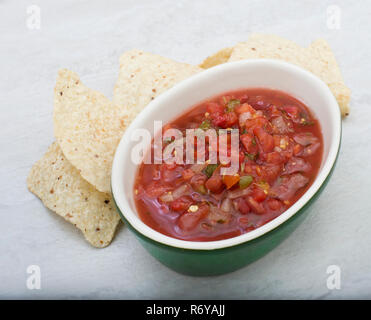 L'Amérique latine traditionnelle sauce salsa mexicaine Banque D'Images