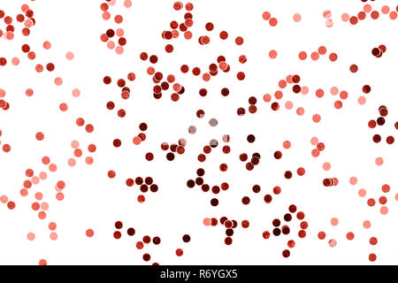 Confetti inspiré par couleur de l'année 2019 - de coraux vivants. Banque D'Images