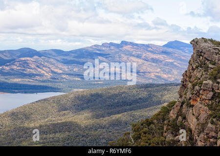 Vue depuis le Sommet - Grampians Banque D'Images