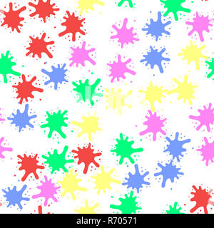 Ensemble de taches colorées Banque D'Images