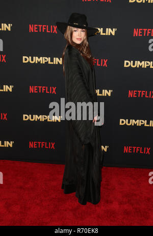 Hollywood, CA. 6e déc, 2018. Invité, lors de la première mondiale de Dumplin' au Chinois TCL 6 cinémas à Hollywood, Californie le 6 décembre 2018. Credit : Faye Sadou/media/Alamy Punch Live News Banque D'Images