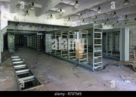 Duga, un soviétique au-delà de l'horizon du système radar utilisé dans le cadre de la défense antimissile soviétique d'un réseau de radars d'alerte rapide, près de Tchernobyl. Il fonctionne à partir de Banque D'Images