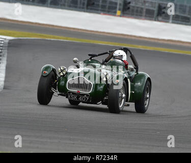 Tim Llewellyn, Oliver Llewellyn, Allard J2, RAC Woodcote Trophy, pre'56 voitures de sport, Silverstone Classic 2016, Chris McEvoy, cjm-photographie, Classic Banque D'Images