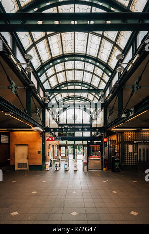 La 72ème et Broadway Station de métro à l'Upper West Side, Manhattan, New York City Banque D'Images