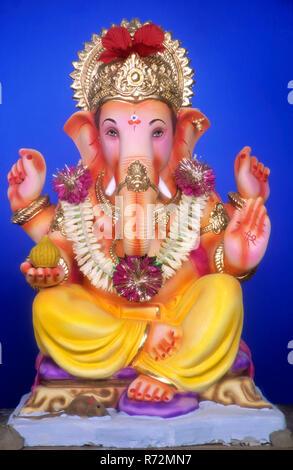 Idole de Seigneur Ganesh Ganesh Festival à Mumbai en Banque D'Images