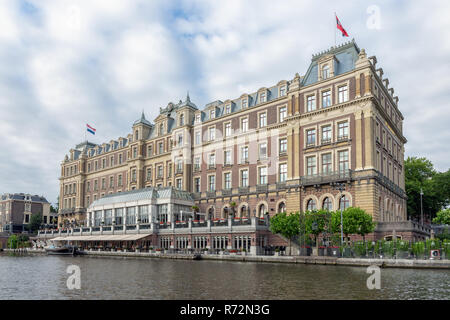 Dutch célèbre cinq étoiles hôtel Amstel dans le centre d'Amsterdam Banque D'Images