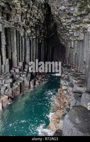 Staffa, Hébrides intérieures, England, GB L'Ecosse Banque D'Images