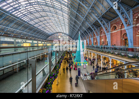 St Pancras International Station Banque D'Images