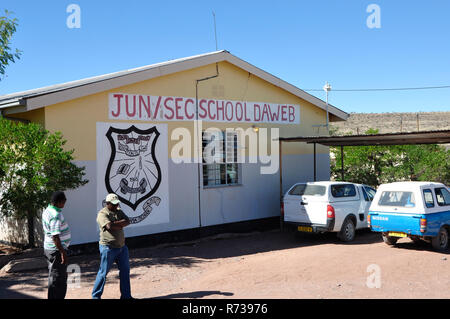 Namibie : l'école pour les enfants, qui ont perdu leurs parents à cause du VIH dans la région de Maltahöhe Banque D'Images