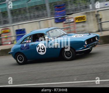 Matthew Draper, Nicholas James Fletcher, Ogle SX1000, RAC Tourist Trophy, véhicules historiques, de pré-63 GT, Silverstone Classic 2016, 60 voitures, Chris McEvoy, Banque D'Images