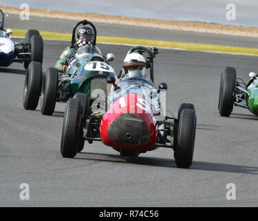 Paul Grant, Cooper Bristol Mk2, Maserati Trophée pour HGPCA, pre'66 voitures de Grand Prix, Silverstone Classic 2016, 60 voitures, Chris McEvoy, cjm-photographie, Banque D'Images