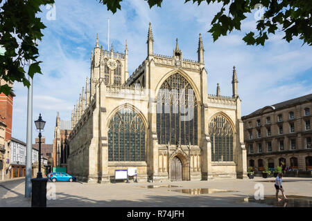 Du côté de l'église cathédrale, coque, Kingston Upon Hull, East Riding of Yorkshire, Angleterre, Royaume-Uni Banque D'Images