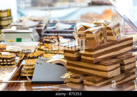 Cremini, blocs de chocolats typiquement italien Banque D'Images