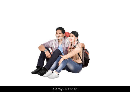 Images de l'asian couple'détendre Banque D'Images