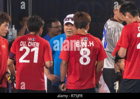 BHUBANESWAR, 06-12-2018 d'Odisha, Coupe du monde de hockey 2018 Bhubaneswar. Lieu : Stade de Kalinga. Sang Kim au cours de la partie l'Australie contre la Chine. Banque D'Images