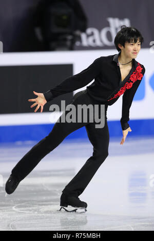 Doug Mitchell Thunderbird Sports Centre, Vancouver, BC, Canada. 7 Décembre, 2018. Koshiro Shimada (JPN), 7 décembre 2018 - Patinage Artistique : 2018 ISU Junior Grand Prix of Figure Skating Final Men's patinage libre au Doug Mitchell Thunderbird Sports Centre, Vancouver, BC, Canada. Credit : YUTAKA/AFLO SPORT/Alamy Live News Banque D'Images