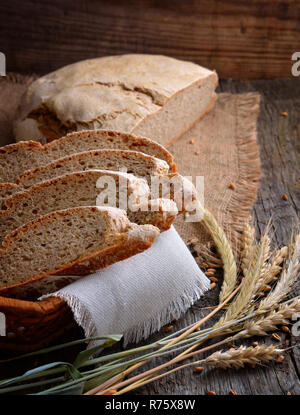 Pain maison Nonyeast Banque D'Images