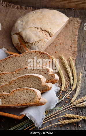 Pain maison Nonyeast Banque D'Images