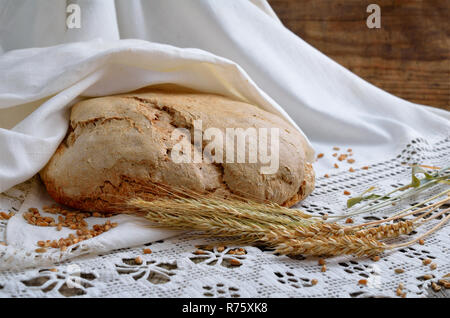 Pain maison Nonyeast Banque D'Images