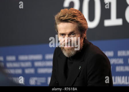 Willem Dafoe - Pressekonferenz, Berlinale 2018, 20. Februar 2018, Berlin. Banque D'Images