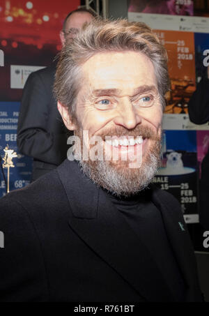 Willem Dafoe - Pressekonferenz, Berlinale 2018, 20. Februar 2018, Berlin. Banque D'Images