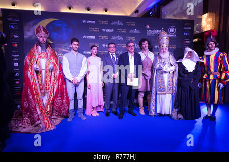 Rome, Italie. 06 Dec, 2018. Tapis bleu et une séance de photos de la soirée spéciale pour la Syrie avec le spectacle 'Jugement Dernier' et le HCR à l'Auditorium Conciliazione à Rome. Crédit : Matteo Nardone/Pacific Press/Alamy Live News Banque D'Images