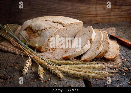 Pain maison Nonyeast Banque D'Images