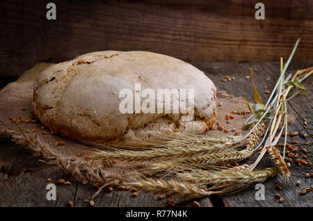 Pain maison Nonyeast Banque D'Images