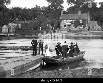 Vieux Ferry, Burton on Trent Banque D'Images