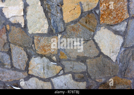 Soigneusement empilés cut stone wall seamless texture background Banque D'Images